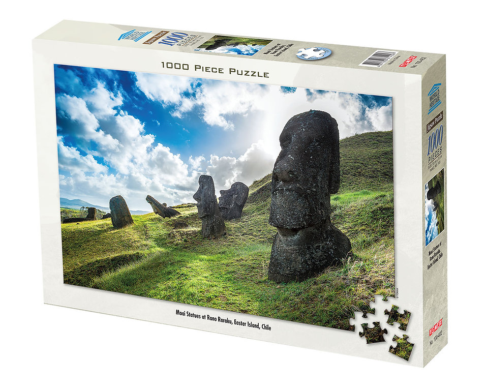 Moai Statues at Rano Raraku, Easter Island, Chile